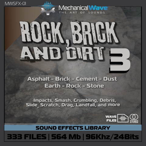 Rock Brick And Dirt - Package 3 in 1