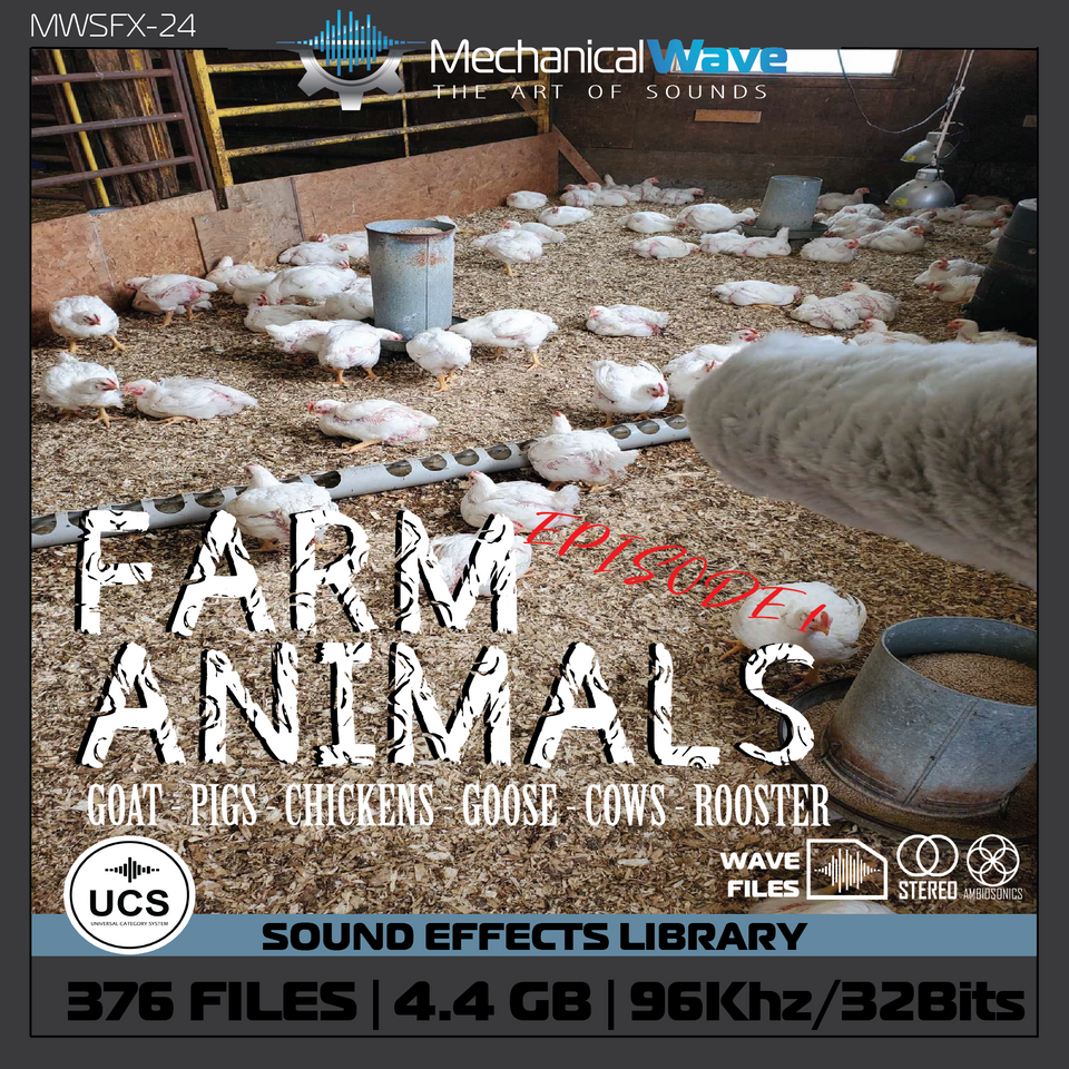 Farm Animals - Sound Library - Mechanical Wave SFX